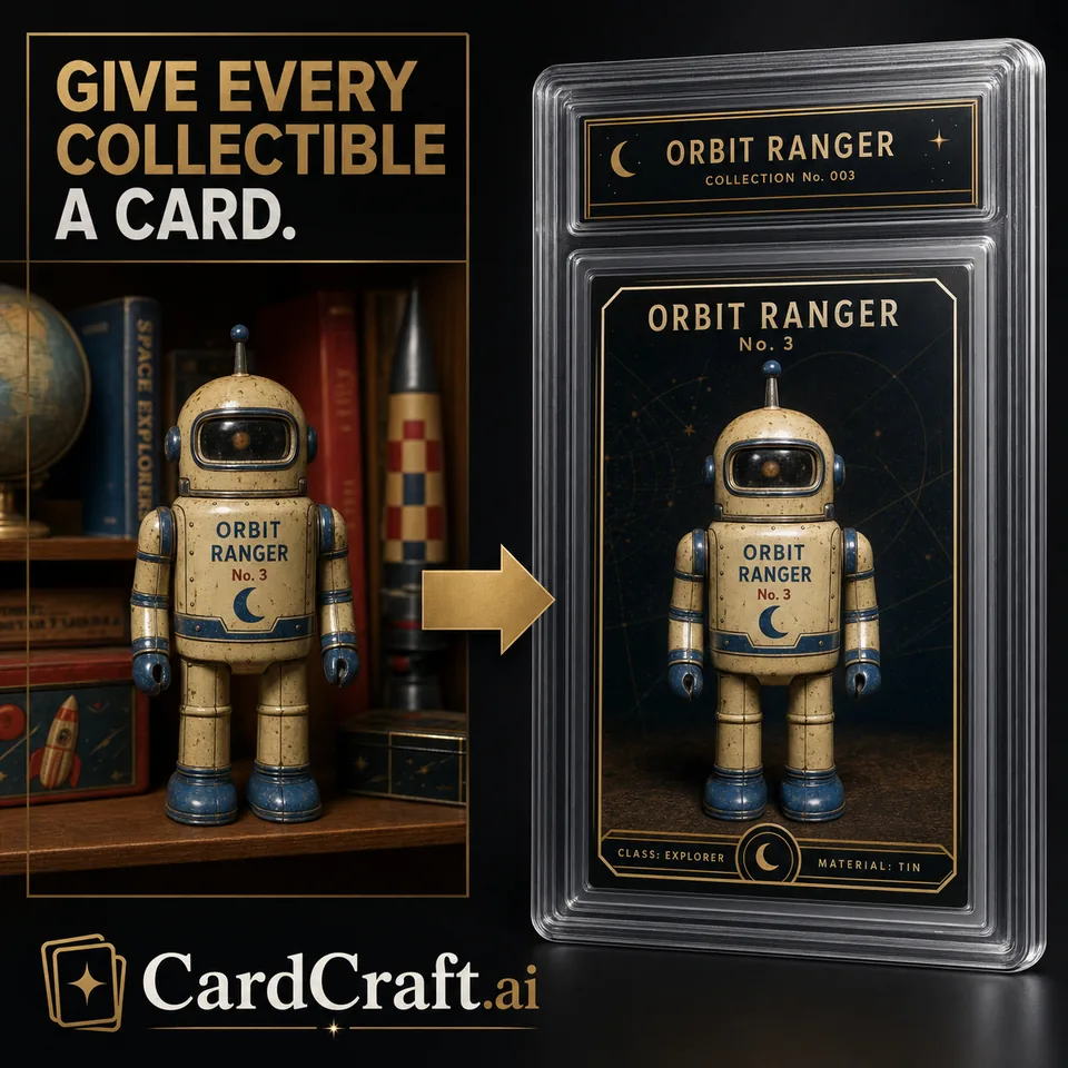 Personal collectible to CardFamous transformation